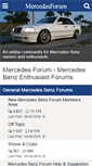 Mobile Screenshot of mercedesforum.com