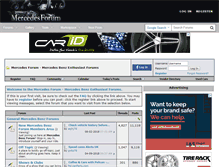 Tablet Screenshot of mercedesforum.com